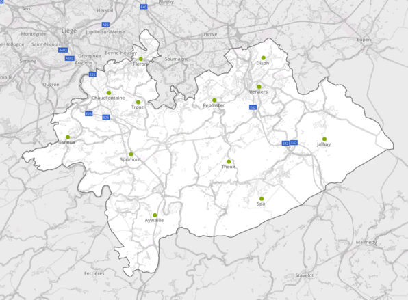 Natagora Pays Chantoire map